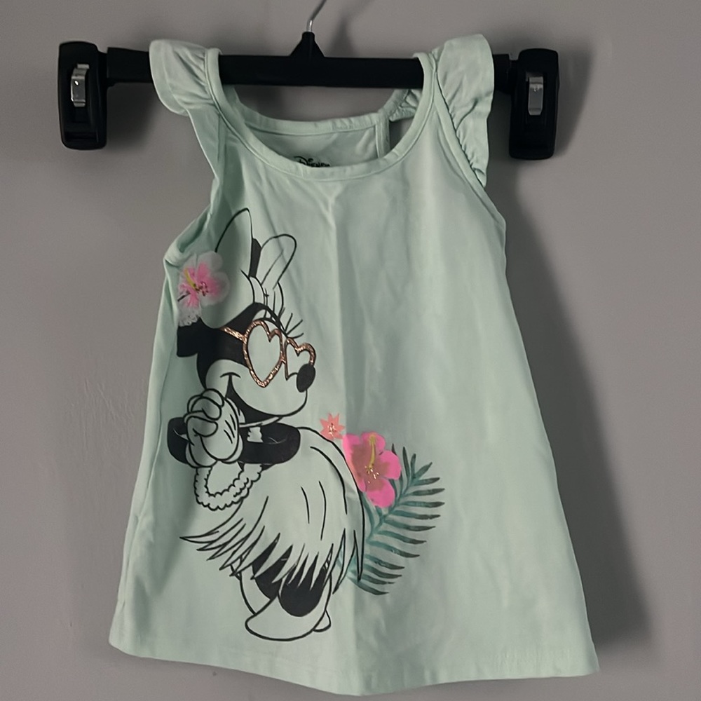 Minnie Mouse Tank Top Disney Jumping Beans size 24 month glitter - SALE